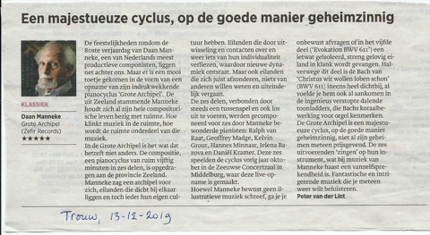 Trouw, 13-12-2019, Grote Archipel